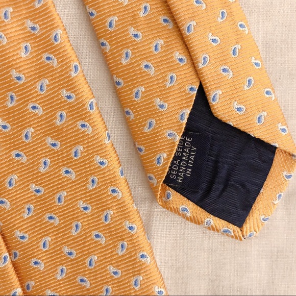 Altea Milano yellow tie - Picture 3 of 3